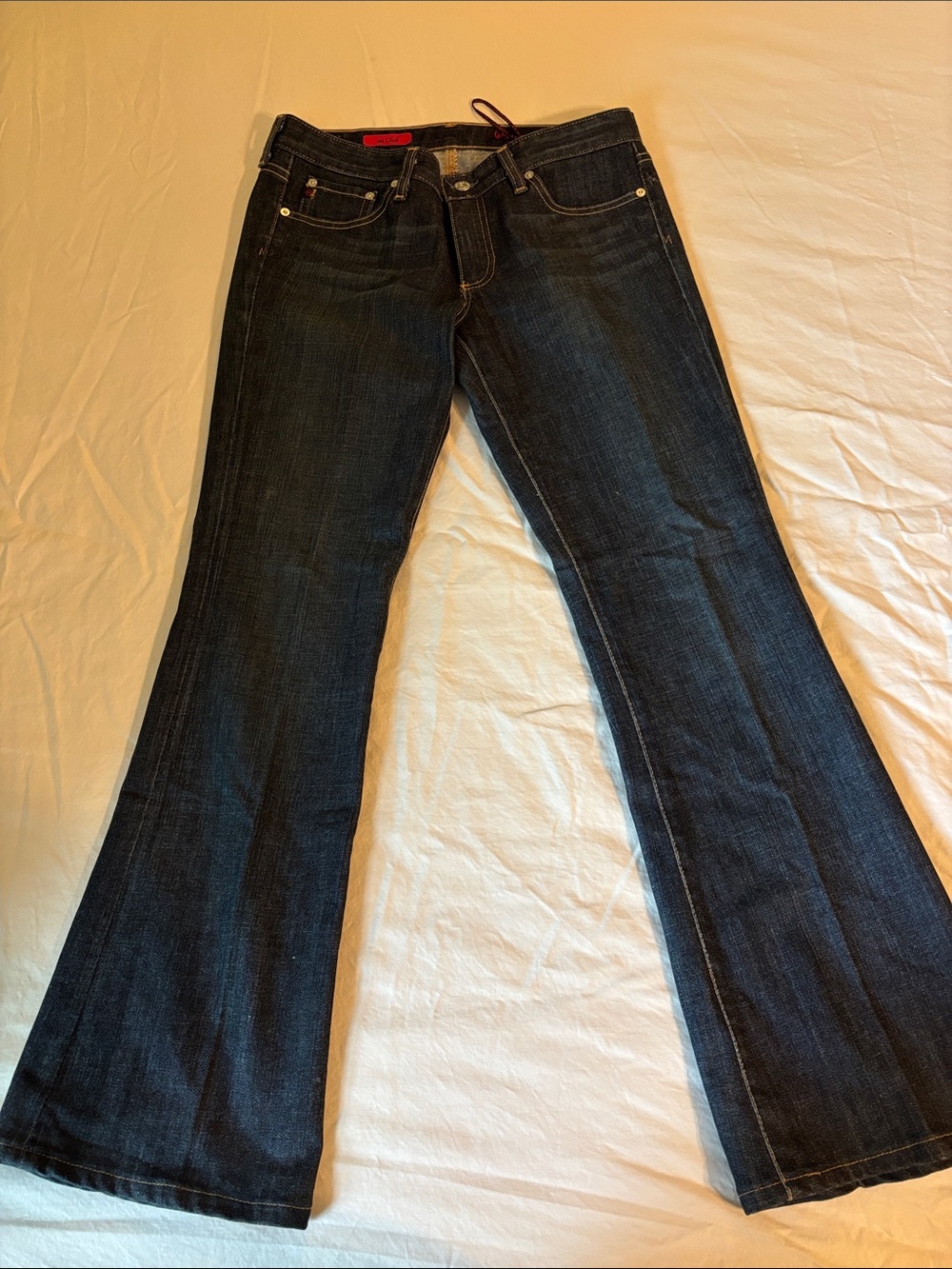Ag Adriano Goldschmied Dark Blue Flare Jeans